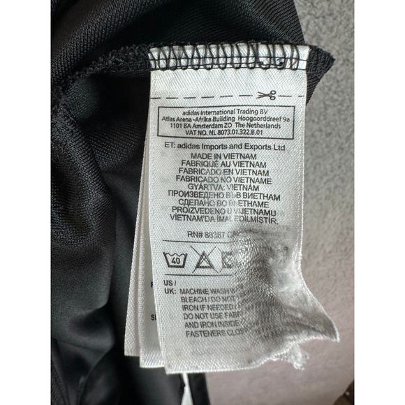 Adidas Black and White Performance Jacket - Picture 8 of 9